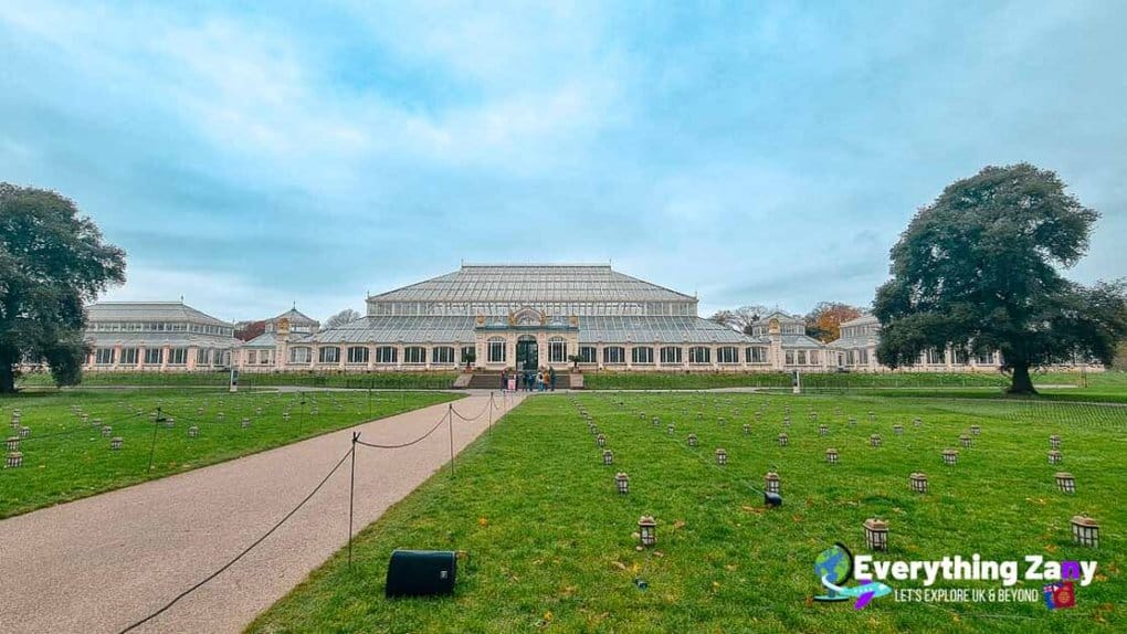 The Temperate House in Kew Gardens in London UK