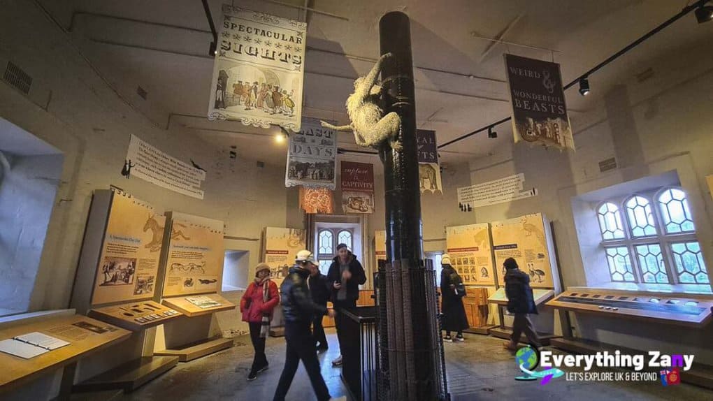 Royal Menagerie exhibit at Tower of London UK