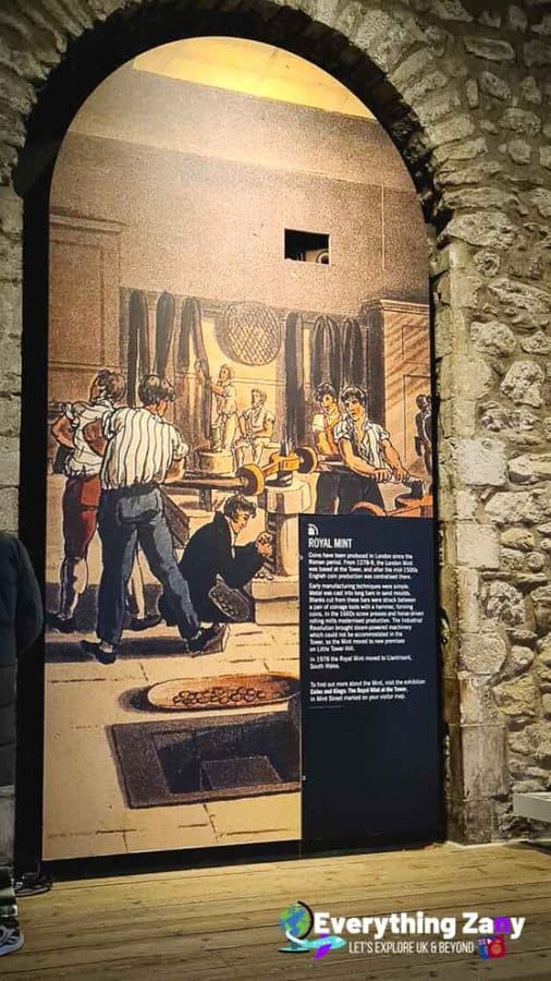Royal Mint at the Tower of London UK