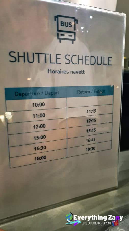 Shuttle Schedule at Hotel RIU Tikida Garden in Marrakech