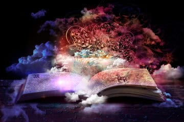 Storytelling: an open book capturing the imagination
