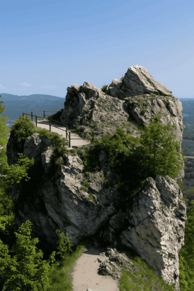 Jungfernsprung in Graz-Gösting: Legendary rock with a panoramic view
