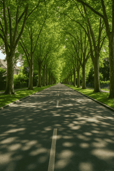 Eggenberger Allee in Graz-Eggenberg: Green Boulevard with History & Castle View