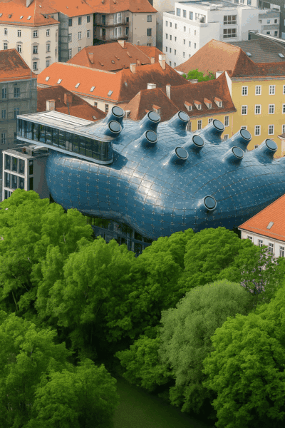 Kunsthaus Graz: The "Friendly Alien" in the heart of Lend