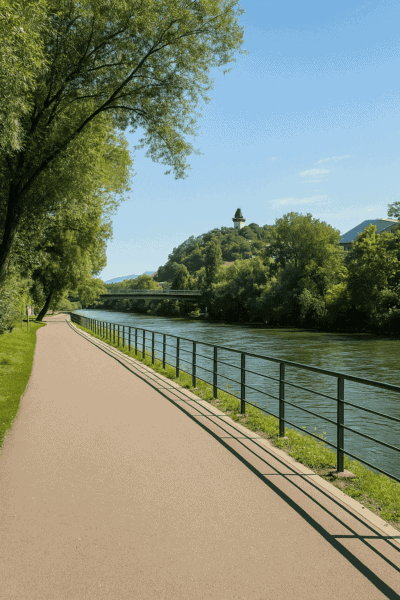 Murpromenade Graz: séta, kerékpározás és pihenés a Mur mentén