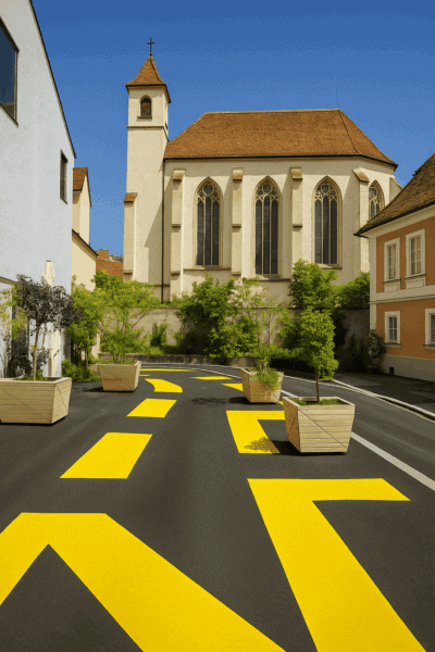 Zinzendorfgasse - Green Mile: Urban oasis in the university quarter