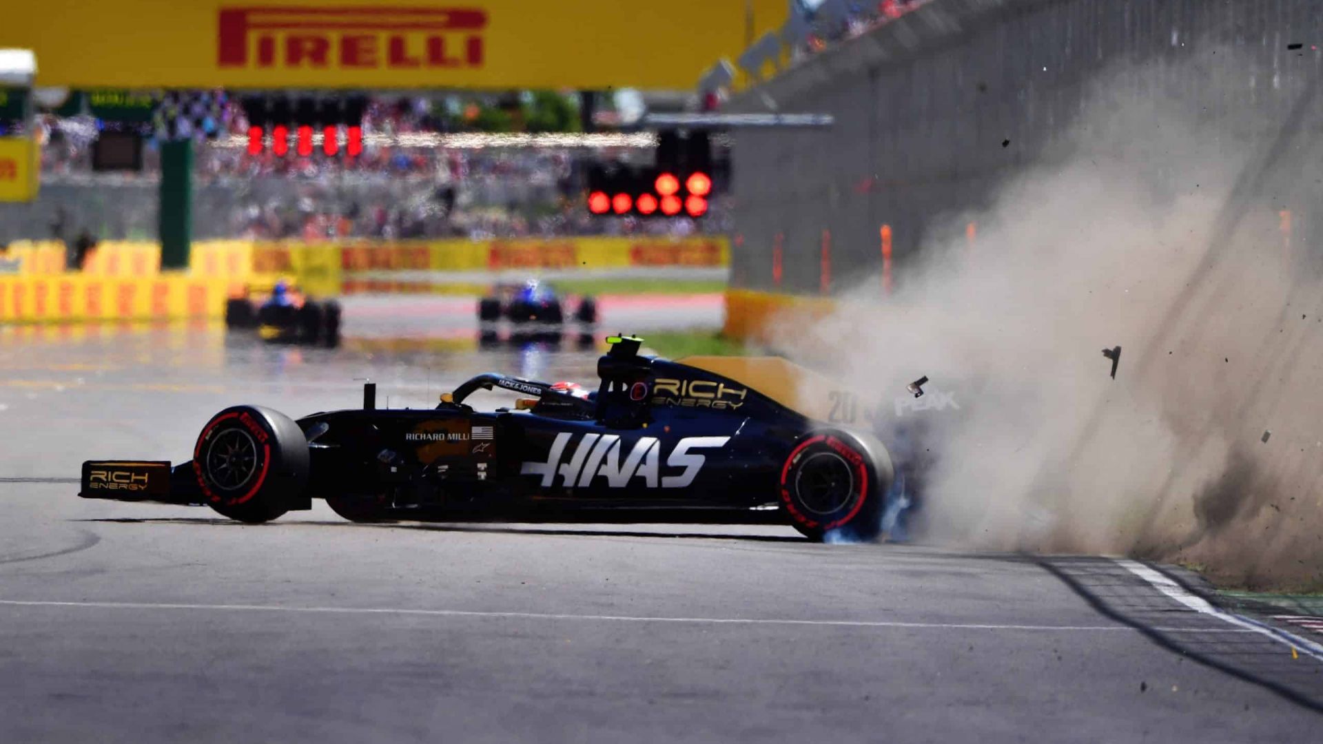 Formula 1 Safety Devices - f1chronicle-2019 Canadian Grand Prix - Kevin Magnussen crash