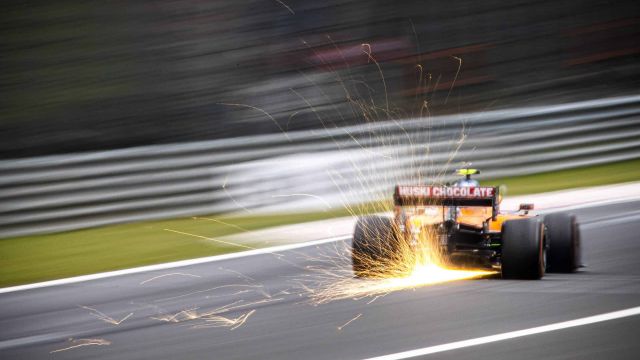 Formula 1 car ride height