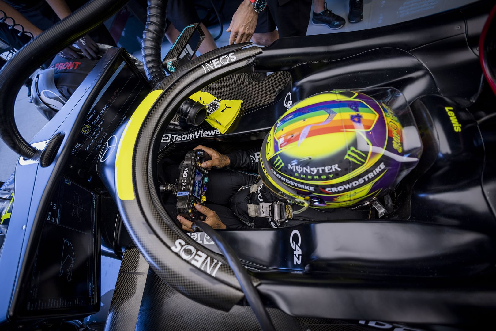Großer Preis Von Miami 2023, Freitag Sam Bloxham 2023 Miami Grand Prix, Friday - Lewis Hamilton