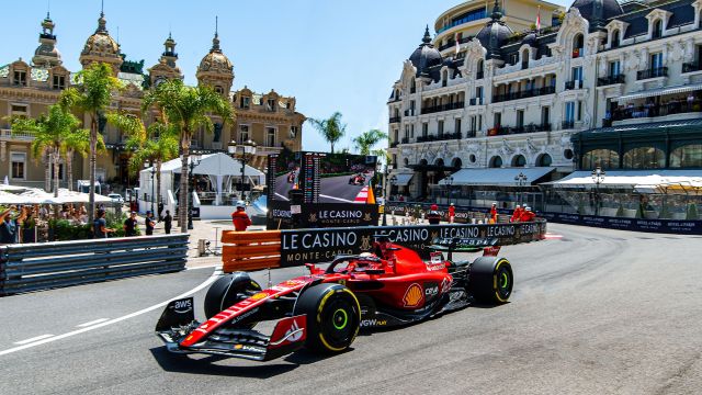 Ferrari's Flying In Monaco Free Practice