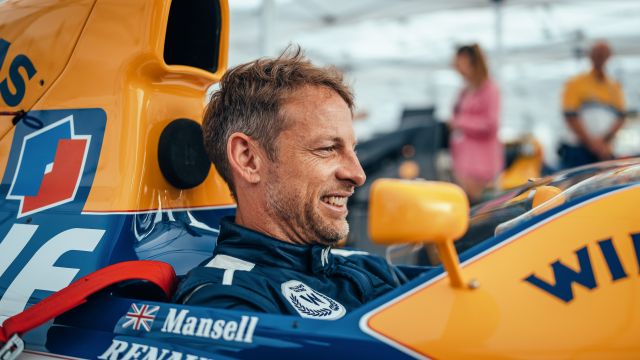 FW14B - Jenson Button (GBR) Williams Racing.