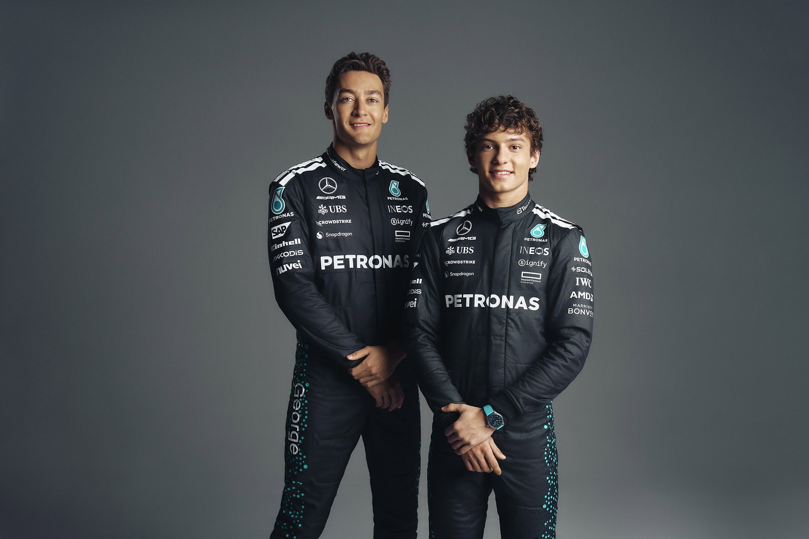2025 George Russell And Kimi Antonelli – Overalls