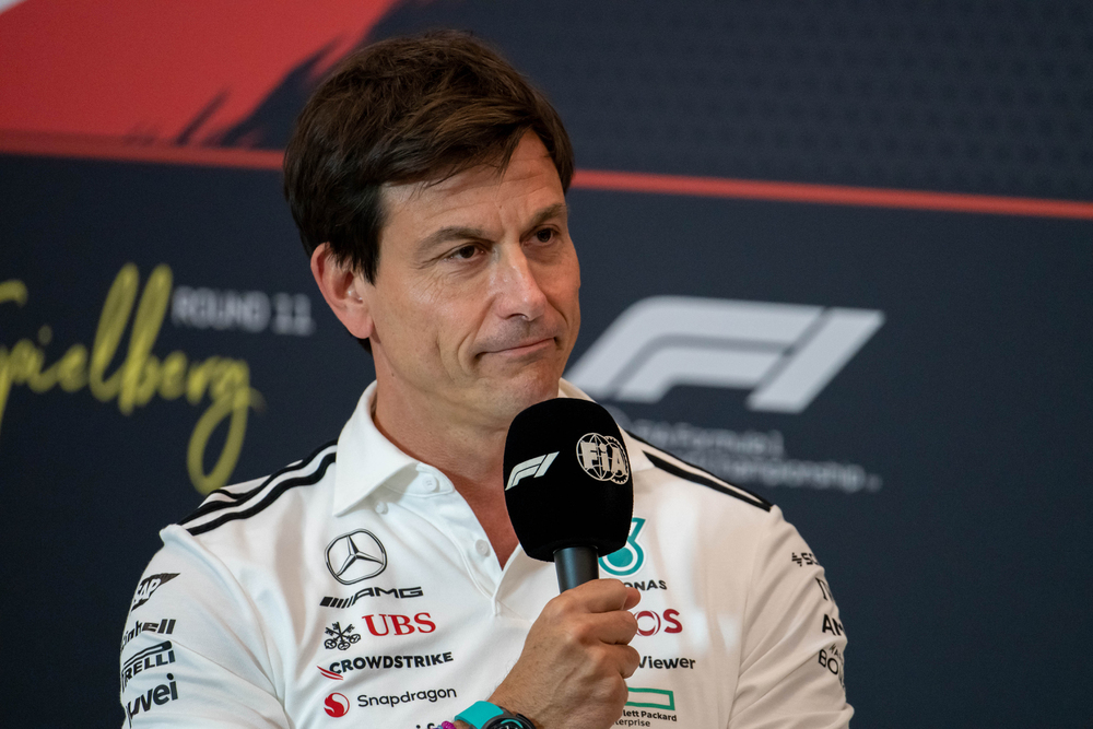AustrianGP GP F1 2025 on June 30 2025 at Spielberg, Austria - Formula 1 Toto Wolff Mercedes — Photo by PitShots.com AustrianGP GP F1 2025 on June 30 2025 at Spielberg, Austria - Formula 1 Toto Wolff Mercedes — Photo by PitShots.com