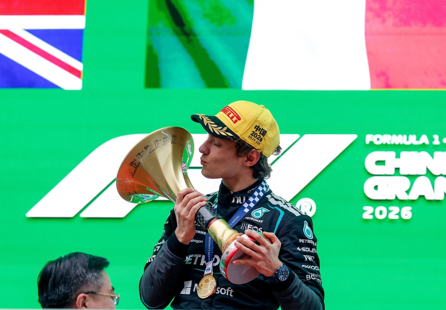 2026 Chinese Grand Prix, Sunday, Kimi Antonelli (image courtesy Mercedes)