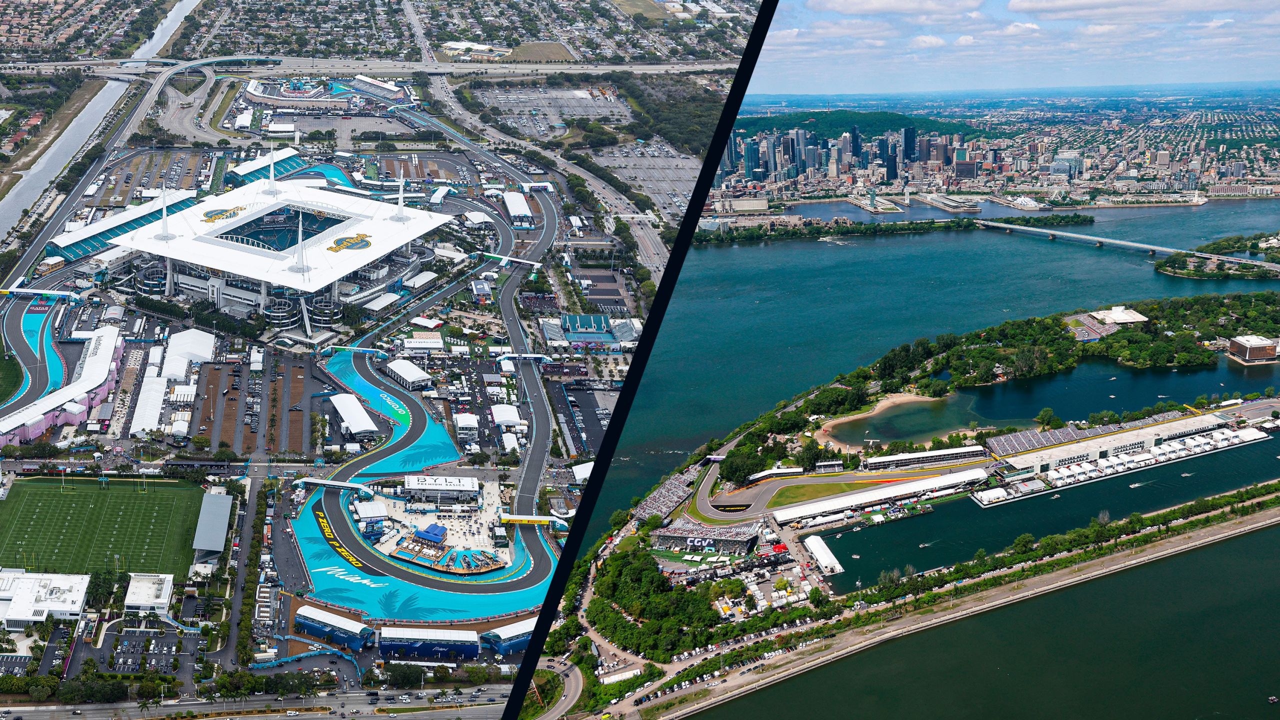 Miami and Montreal Circuits