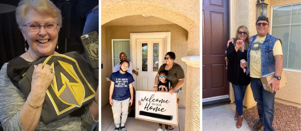 Faith Harmer, a dedicated real estate professional, welcoming clients home with warmth and expertise.