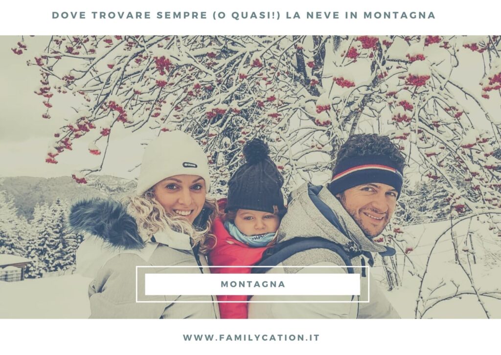neve in montagna italia