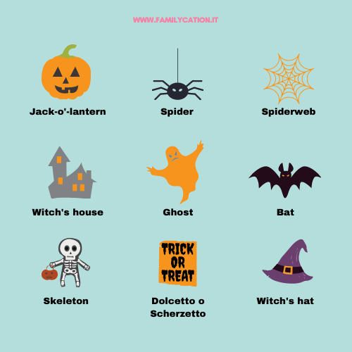 halloween parole in inglese
