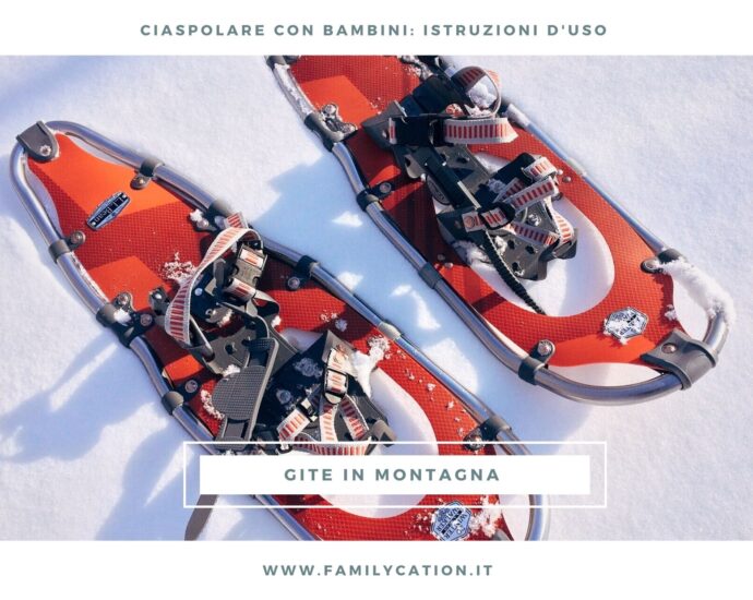 Ciaspolare con bambini