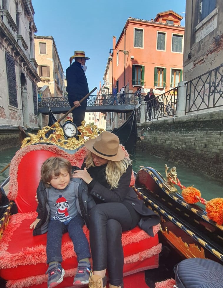 gondola venezia con bambini