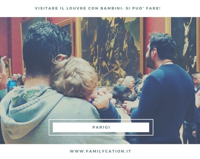 visitare louvre con bambini