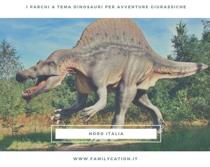 parchi dinosauri nord italia