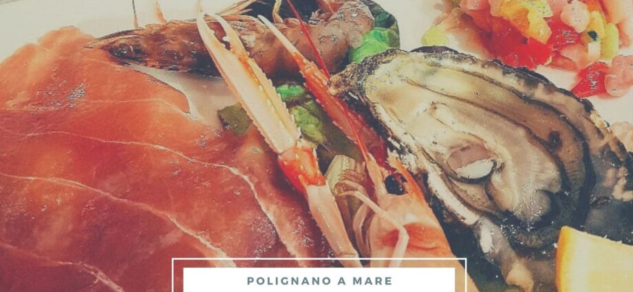 ristoranti pesce crudo polignano