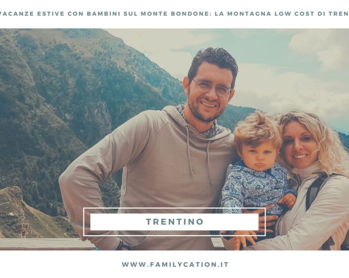 monte bondone con bambini