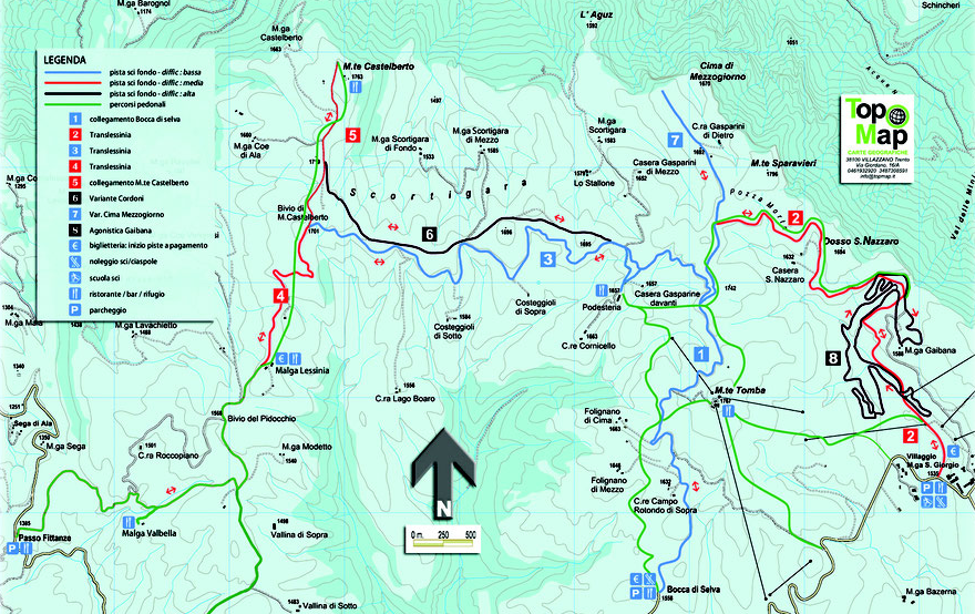 mappa lessinia passeggiate con bambini cosa fare in lessinia in inverno