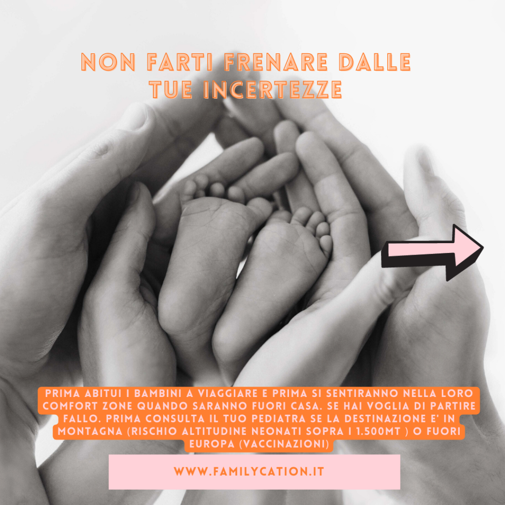 primo viaggio con bambini