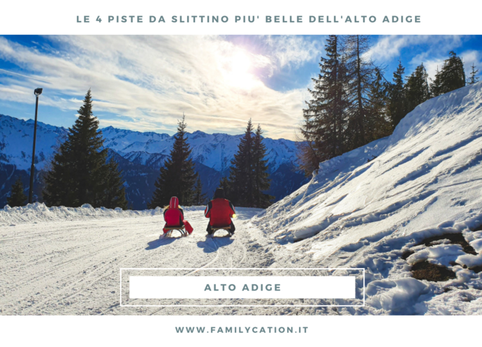 piste da slittino alto adige