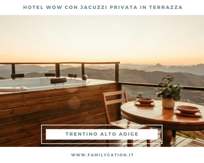 hotel con jacuzzi privata in terrazza