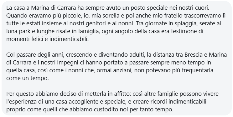 dove dormire a Marina di Carrara con bambini