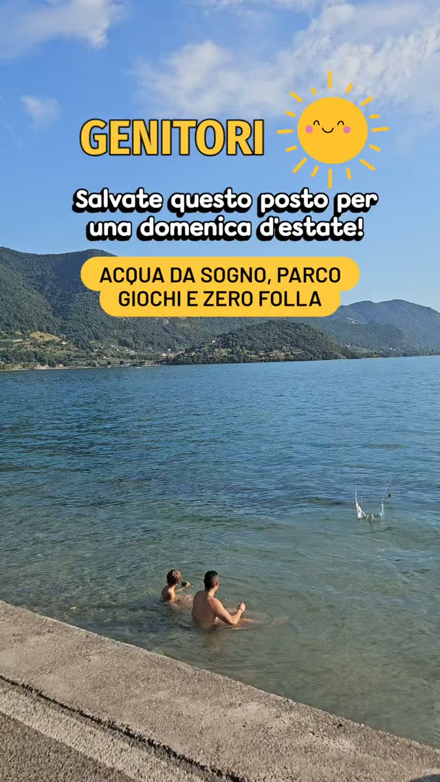 Ho trovato un’isola dove di domenica sembrava di avere il lago tutto per noi 💙🥹A metá luglio siamo stati a Monte Isola, sul Lago d’Iseo, e abbiamo scoperto la spiaggia delle Ere: un angolo perfetto per una giornata in famiglia. Siamo rimasti a bocca aperta per quanta poca gente ci fosse in questo paradiso!Qui trovi tutto quello che serve per una domenica senza stress:🌿 spiaggia d’erba vista lago (accessibile con una scaletta, indossa le scarpette da scoglio)🛝 parco giochi fronte acqua per i bambini🍦 chioschetto per una pausa gelato La cosa più bella?A Monte Isola le macchine non esistono. 🚗❌Sí, davvero!I bambini corrono, pedalano e giocano liberi. E tu, quasi senza accorgertene, smetti di stare sempre in allerta. Ho staccato veramente la spina. Non mi succedeva da tanto, troppo tempo!📍Come arrivare:Monte Isola si raggiunge solo in battello 🚢.Imbarcati da Sulzano, scendi a Peschiera Maraglio. Dal pontile, con una breve passeggiata ciclopedonale che attraversa il borgo, si arriva a questa spiaggia.Se vuoi organizzare una giornata (o una vacanza!) a Monte Isola e vuoi sapere dove mangiare, cosa visitare e magari dove dormire, scrivi “MONTE ISOLA” nei commenti e ti mando la lista dei posticini che ci sono piaciuti da matti 👇Noi siamo stati qui un weekend e i bambini si sono INNAMORATI di quest'isolotto dove il tempo sembra veramente essersi fermato.Non è retorica, è veramente così!Lascia un 💚 se ti ho fatto scoprire un luogo speciale!@familycation.it il family travel blog italiano per i genitori che amano scoprire il mondo attraverso gli occhi speciali dei propri bambini🥰#monteisola #lagodiseo #giteconbambini #giteconbambiniinlombardia #vacanzeconbambiniViaggi con bambiniLago con bambiniIn lombardia con bambini