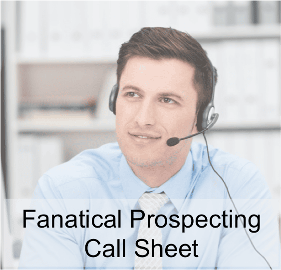 Fanatical Prospecting Telephone Call Tracking Sheet