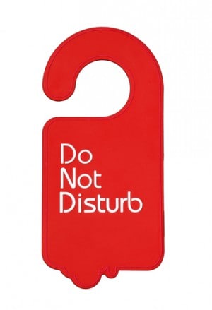 Prospecting block in progress - Do Not Disturb