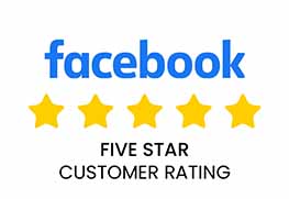 Happy customer giving a five-star review for Faster Bathrooms services.