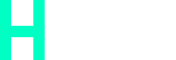 Cyan and white H010 logo featuring a geometric design with stacked horizontal segments and vertical elements.