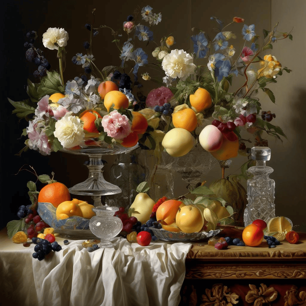 Still life. Crystal and basin – Henryk Streng