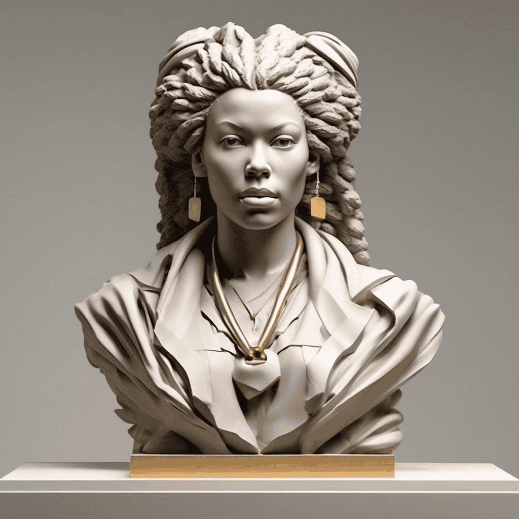 Bust of Dr. Dio Lewis – Edmonia Lewis