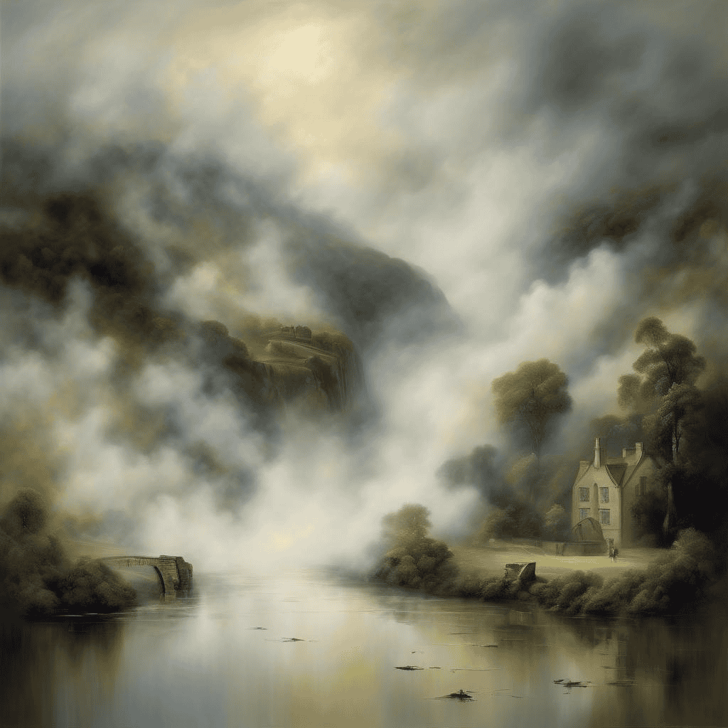 At Matlock – mist rising