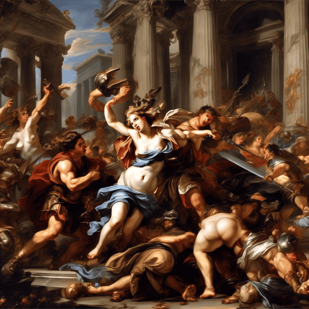 The Abduction of the Sabine Women – Pietro da Cortona
