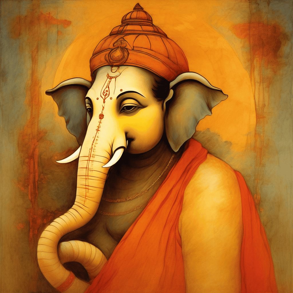 Ganesh-janani – Abanindranath Tagore