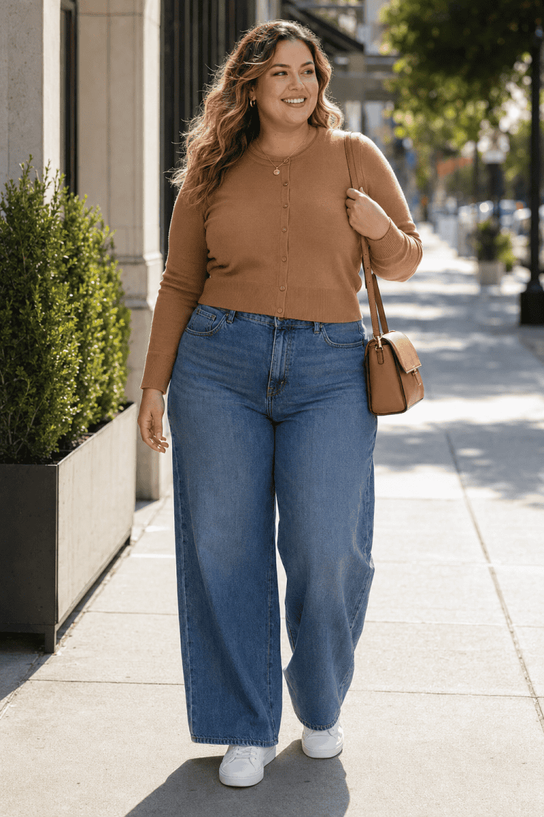24 Fall Outfits for Plus Size Women That Work All Season