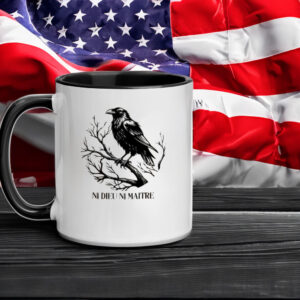 Anti-Authoritarian Mug, Ni Dieu Ni Maître, No God No Master, Anti Trump Mug