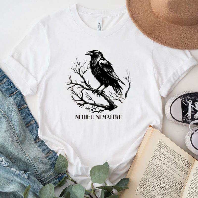 Anti-Authoritarian Shirt, Ni Dieu Ni Maître, No God No Master, Anti Trump Shirt