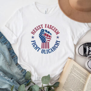Cute Resist Fascism Fight Oligarchy, Anti Elon Protest T Shirt
