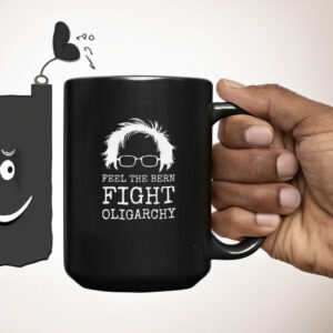 Feel The Bern Fight Oligarchy Mug