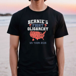 Fight Oligarchy Shirt, Bernie Sanders AOC Fighting Oligarchy US Tour 2025 Shirt