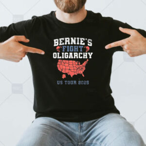 Fight Oligarchy Shirt, Bernie Sanders AOC Fighting Oligarchy US Tour 2025 Shirt